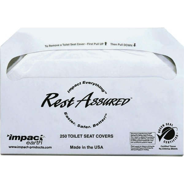 Impact Products IMP Half Fold Toilet Seat Covers, White IM472502